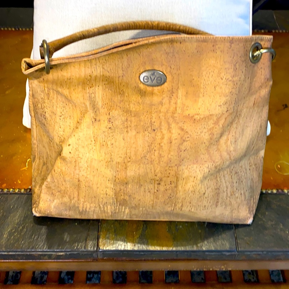 Oversized Cork Bag Handbag hobo tote travel Satchel